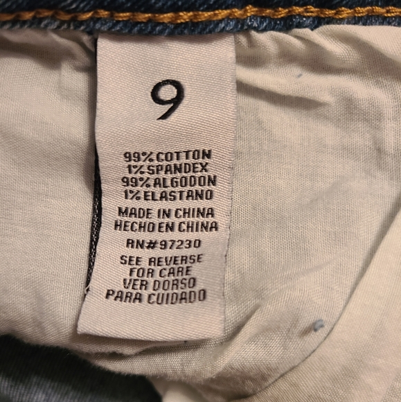 NWT Almost famous blue jeans size 9 - Picture 10 of 14